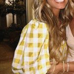 Gingham Dress Puffer Sleeve Size M Photo 0