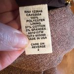 Anthropologie Molly New York Strapless Dress Brown Lined NWT Size 2 NO BELT Photo 8