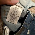 One Teaspoon  Bandits Relaxed Fit Long Rise Distressed Destroy Shorts- Size 25 Photo 7