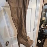 Brown suede over the knee Photo 4