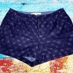 LC Lauren Conrad LAUREN CONRAD LC Navy Blue Lace Shorts Size 12 Photo 1