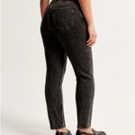 Abercrombie & Fitch NWT  Curve Love High Rise Mom Jeans: Washed Black, Size 28 Photo 1