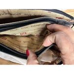 Stone Mountain Handbag Bonded‎ Leather Trifecta Little Black Purse W/ Crossbody Photo 13