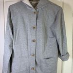 Susan Graver  Hoodie Sweatshirt Jacket Womens Small Cozy‎ Pockets Basic Cabincore Photo 0