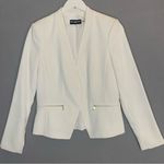 Karl Lagerfeld White Tailored Blazer Ladies Sz 4 Paris Photo 0