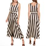 NEW Lafayette 148 New York Memphis Maxi Dress 2 Black Photo 3