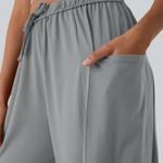 Halara  Palazzo Teal Wide-Leg Pants Photo 4