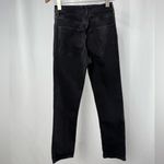 AGOLDE  Riley High Rise‎ Straight Crop Jeans in Panoramic Black Size 25 Photo 5