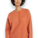 A New Day 5/$35    A‎ New Day Burnt Orange Quilted Dolman Sleeve Top Size Small Photo 0