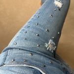 Velvet Heart : Jayden Slim Girlfriend Distressed Studded Crop Jeans Photo 2