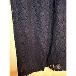 Riley & Rae Dress Medium Navy Lace with White Collar Cottagecore Preppy Photo 2