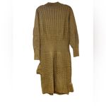 SheIn Tan Ruffle Sweater Dress Woman Size Medium Photo 1