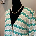 Lands' End Chevron Patterned Cardigan  xl Photo 1