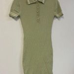 G by Guess GUESS Women's Adelaide Ribbed Polo Dress Green Size S Photo 0