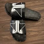 Jeffree Star s Black Pool Side Slides Men 11/Women 13 Photo 1