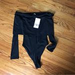 ZARA  Black Off-Shoulder Bodysuit NWT Photo 4