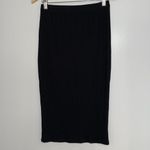 AQUA MOVING SALE Bloomingdale’s Classic Black Ribbed Pencil Skirt Photo 1