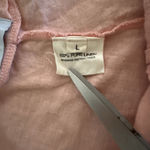 Parke‎ Shorts Womens Large Peach 100% Linen Lightweight Summer Casual Zip Photo 3