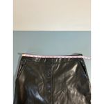 Asos Design faux leather pants size 10 wide leg flare NWOT goth moto grunge Black Photo 10