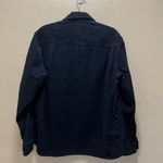 H&M Blue Corduroy Button Front Shacket Shirt Jacket Size Medium Unisex Fit Photo 6