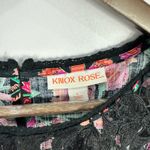 Knox Rose  Tank Top L Black Boho Floral Lace Festival Hippie Eclectic Flowy Photo 1