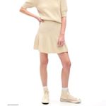 Gap CashSoft Skirt NWT Mini Ribbed Knit Flared Navy XS Petite New Preppy Photo 6