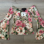 Polly & Esther  Pink Floral Off-Shoulder Top Photo 0