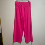 Alice + Olivia Size 6 Pompey Hot Pink Pleated Wide Leg Trousers Pants Photo 6