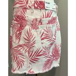 Kensie Jeans Vintage Luxe Skirt NWT Women’s Distressed Palm Trees Raw Hem 6/28 Photo 8