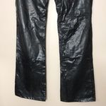 Tommy Hilfiger Vtg Tommy Jeans Y2K Faux Leather Snake Print Black Bootcut Pants Photo 10