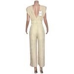 SABINA MUSÁYEV Galliano Jumpsuit, Ivory, Medium Photo 4