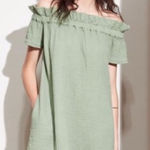 Anthropologie ANTHRO‎ | AMADI Off Shoulder Dress Photo 0