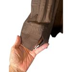 Venezia Brown Long Sleeve Dressy Collared Button Down Shirt Women Sz 22 Photo 3