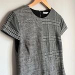 Alice + Olivia Coley Paneled Prince of Wales Checked Woven Mini Dress Photo 10