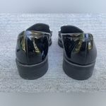 ZARA  Women’s Patent Chain Loafer Shoes Black Size 38 Photo 2
