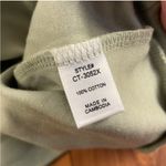 Cotton Crewneck Sweatshirt Zenana Sage Plus Size Raglan Sleeve Loungewear 2X New Green Photo 4