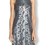 Laundry by Shelli Segal Silver Silver Sequin Dress Photo 0