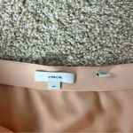 Vince Sheer Crinkle Lettuce-Edge Midi Skirt Light Orange Size Small Photo 8