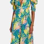 Farm Rio  Star Fruits Midi Dress Size: M Photo 0