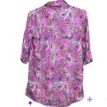Ralph Lauren Purple Paisley Men's dressing shirt for women intimate sleepwear Photo 3