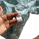 House of Harlow 1960 Blue White Martine Seafoam Print Boho Puff Sleeve White Photo 4