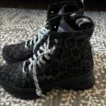 P448 . Denise platform leopard lace up boots Photo 6