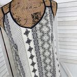 Earthbound  Trading Co. Printed Mini Dress Black Tan Medium Photo 4