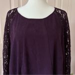 Julian Taylor | Plum Purple A-Line Dress 3/4 Length Lace Sleeves | Plus Sz 20W Photo 2