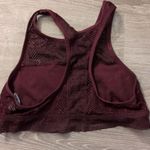 Aerie  burgundy lace racer back bralettes size large Photo 4
