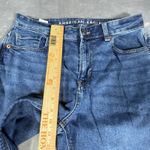 American Eagle Mom Jean 4 Stretch Crop Ankle Denim Mid Rise Trendy Y2K Summer Photo 8