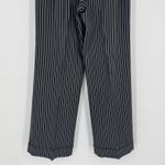 Armani Collezioni Armani‎ Collezioni Pinstripe Pleated Wool Blend Trouser Pants Size 12 Academia Photo 9