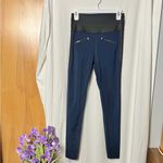 ADAY  Midnight Navy Throw It Higher Leggings Size Small Photo 1
