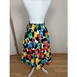 Handmade  Floral Folkorico Jalisco Circle Skirt 24" Waist Unstretched Photo 1