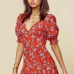 Blue Life Revolve Red Floral Amaris Mini Dress Photo 0